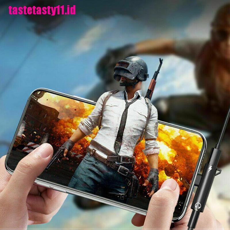 【TTID】For iPhone 8 7 Plus X Lightning to 3.5mm Aux Earphone Charger Jack Adapte