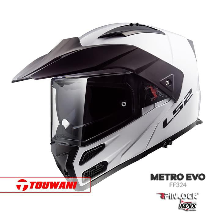 HELM LS2 FF324 METRO SOLID WHITE