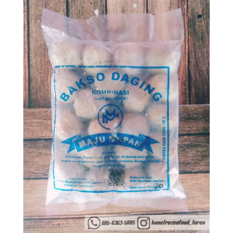 Jual Maju Mapan Bakso Daging Isi 20pcs 640 Gram Shopee Indonesia