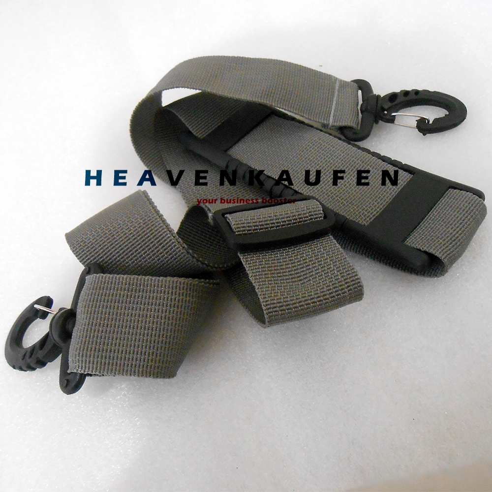 Strap Tas Tali Selempang Tas Pria Lebar 3,8 cm Warna Abu Abu Type B