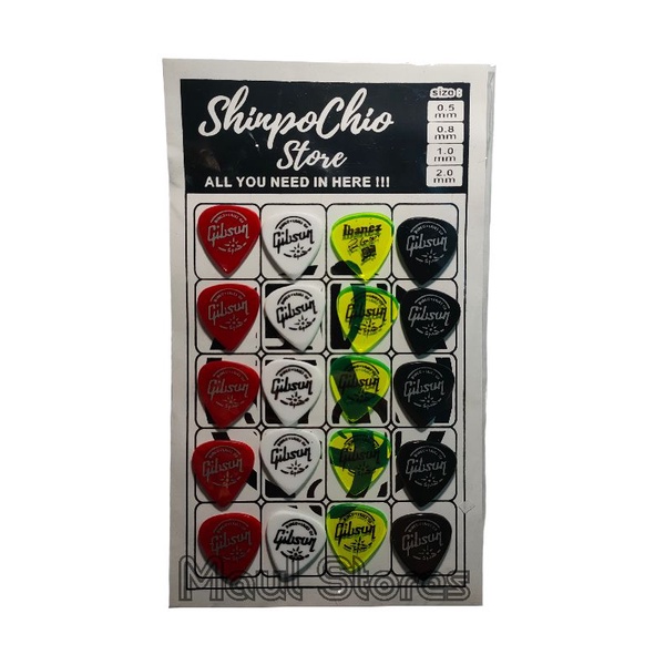 Pick Gitar 2mm Selembar 20 pcs