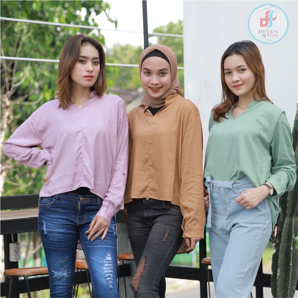 MEYRA BLOUSE KATUN RAYON OVERSIZE-1