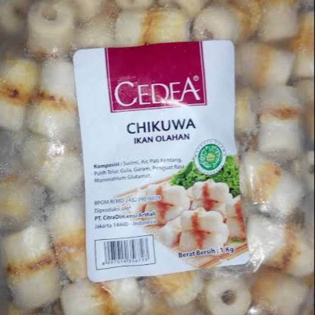 

Cedea, olahan ikan chikuwa mini