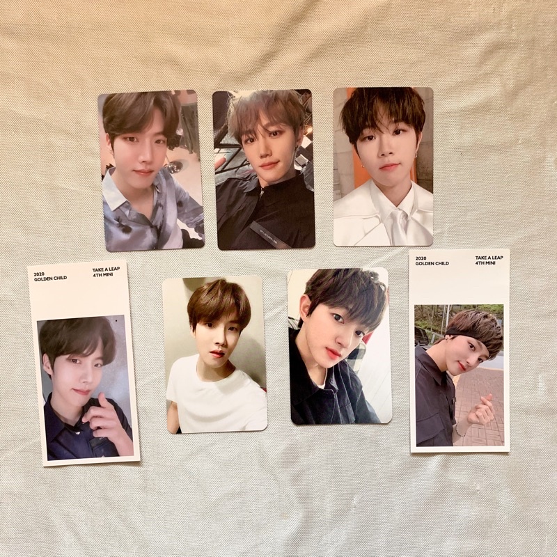 PHOTOCARD GOLDEN CHILD TAKE A LEAP PUMP IT UP