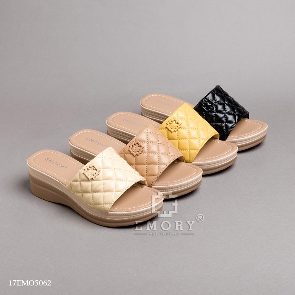 SANDAL WEDGES WANITA EMORYSTYLE Shanya17EMO 5062 MARBELAYUK