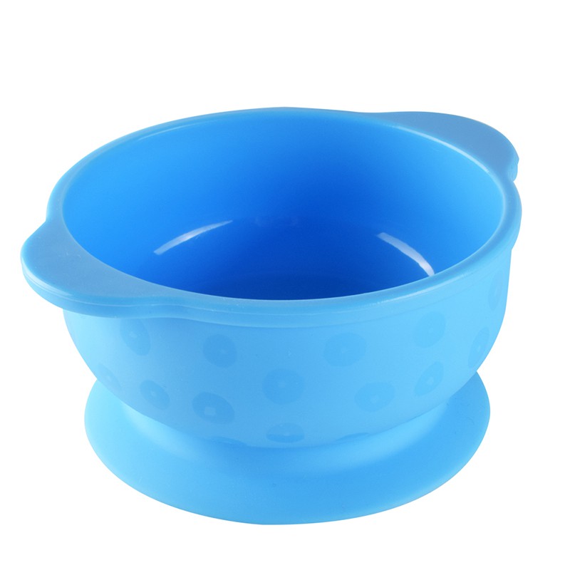 One Piece Silicone Bowl with Suction Mangkok Makan Bayi Bisa Nempel