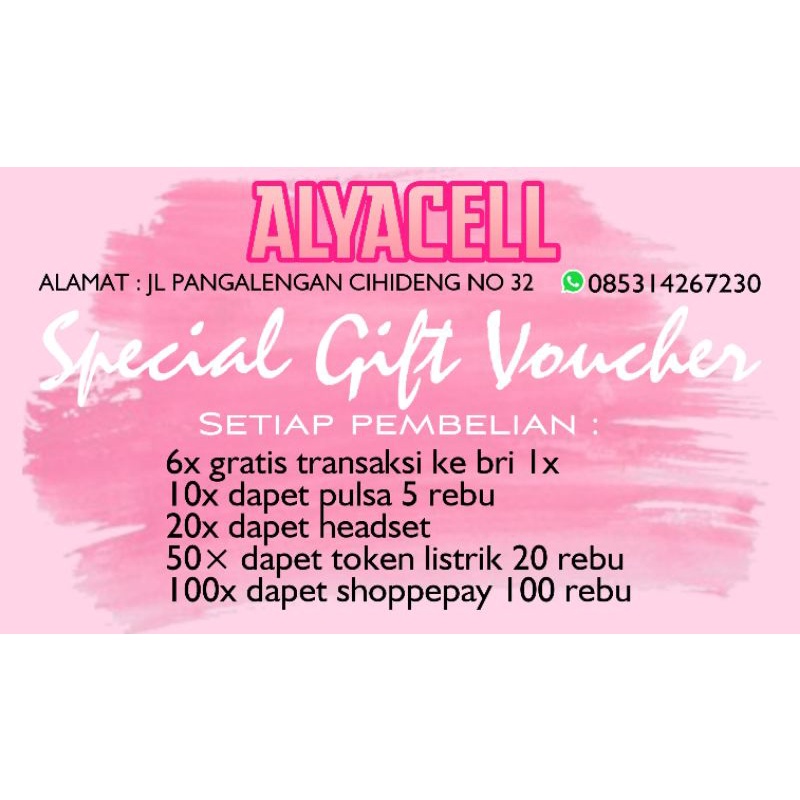 

(ISI 100 PCS) CETAK KUPON HADIAH COUNTER PULSA