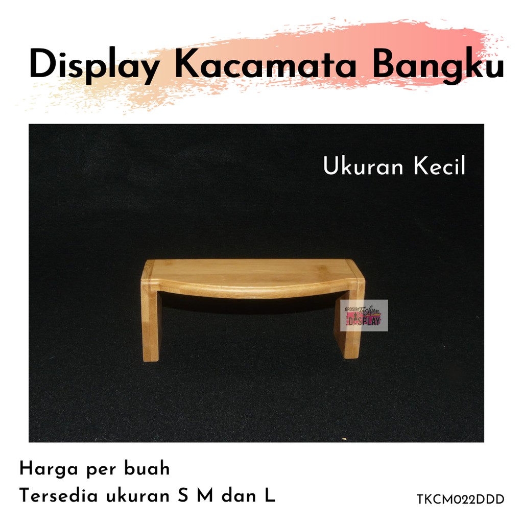 Display Kacamata Kayu Unik Stand Pajangan Kacamata Bahan Kayu Murah Display Kacamata Kayu (BH)