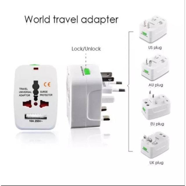 All in One World Travel Adaptor Universal MS-8517 Mitsuyama