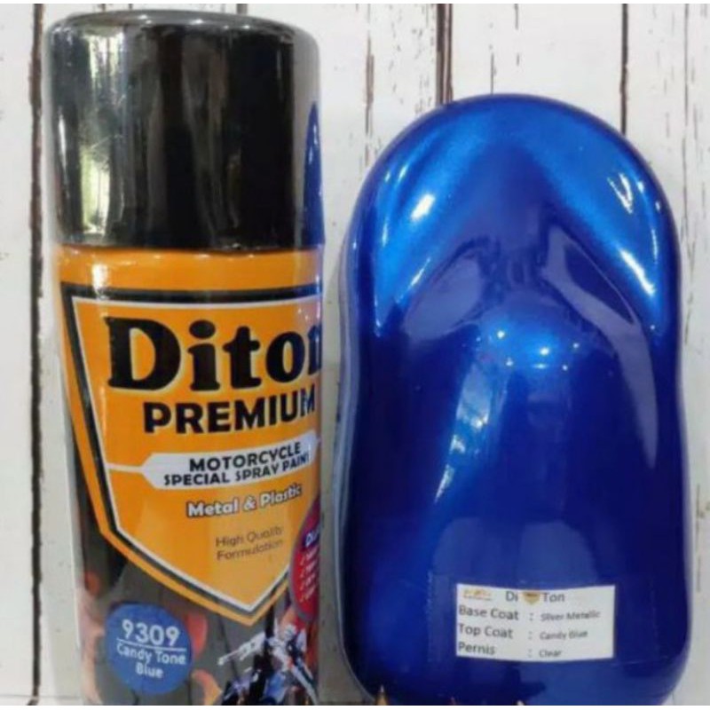 Pilok Biru Candy Tone Blue 9309 Diton Premium Cat Semprot Sepeda Motor
