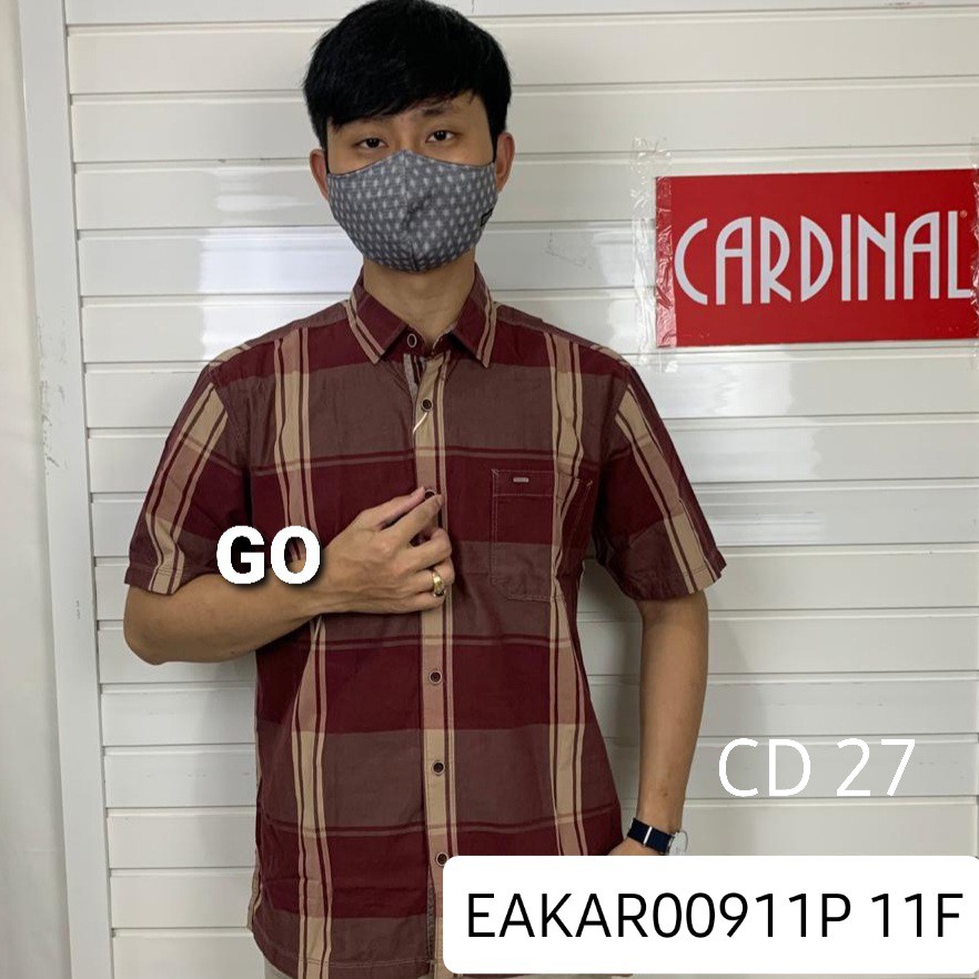 BB CARDINAL KEMEJA CASUAL Hem Pria Baju Cowok Pakaian Pria Lengan Pendek KEREN!!