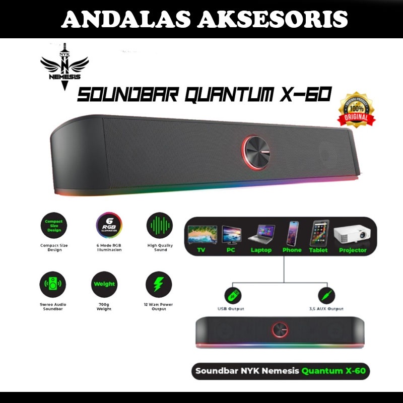 SPEAKER SOUNDBAR NEMESIS QUANTUM X60