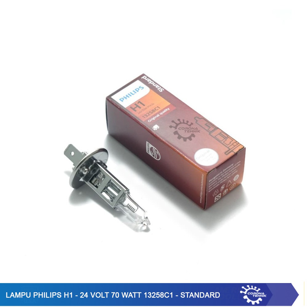 Philips  Lampu H1 - 24 Volt 70 Watt 13258C1 - Standard