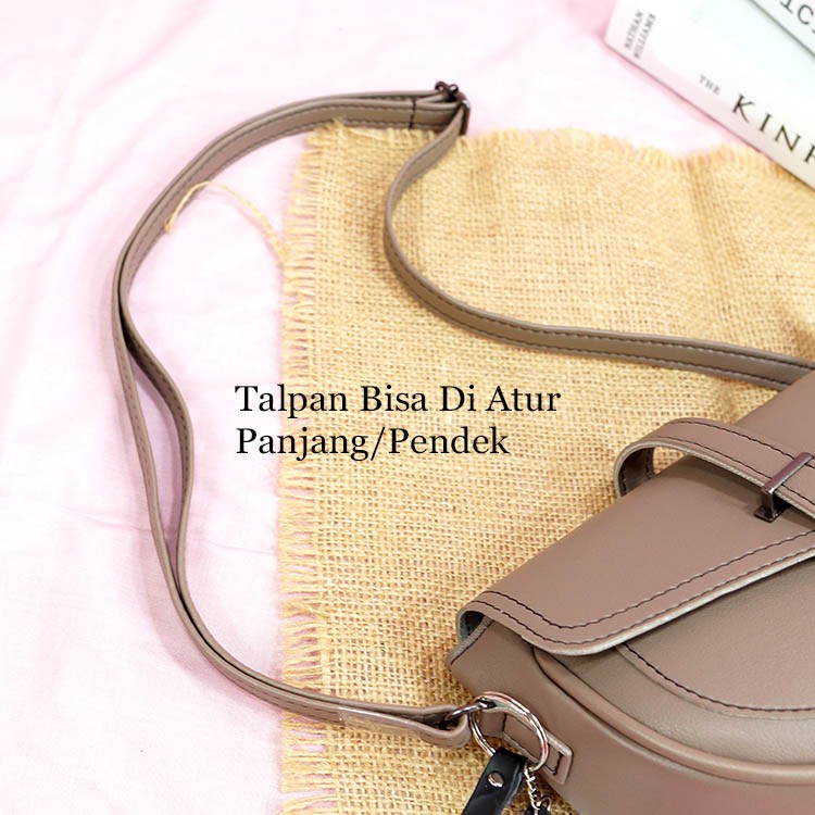 Luna Aura Tas Selempang Wanita Micro Oval Lidah Gawang SLA 12 Tas Slempang Kekinian Tas ootd