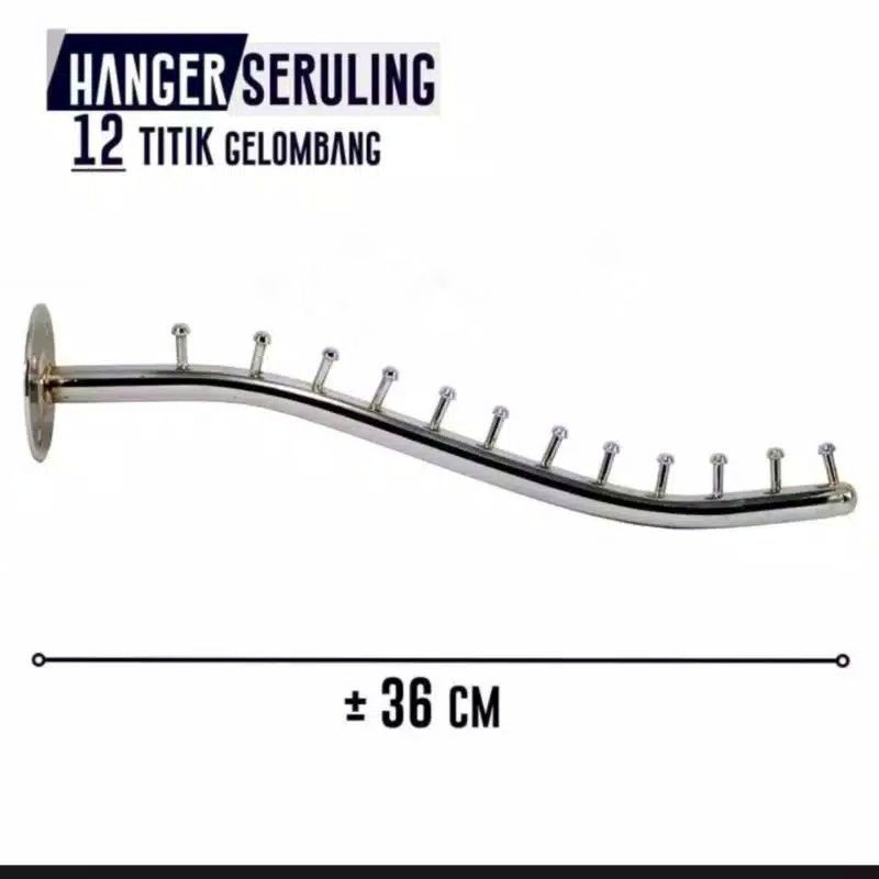 Hanger Seruling 12 Titik (TIDAK TERMASUK paku/baut/fisher)