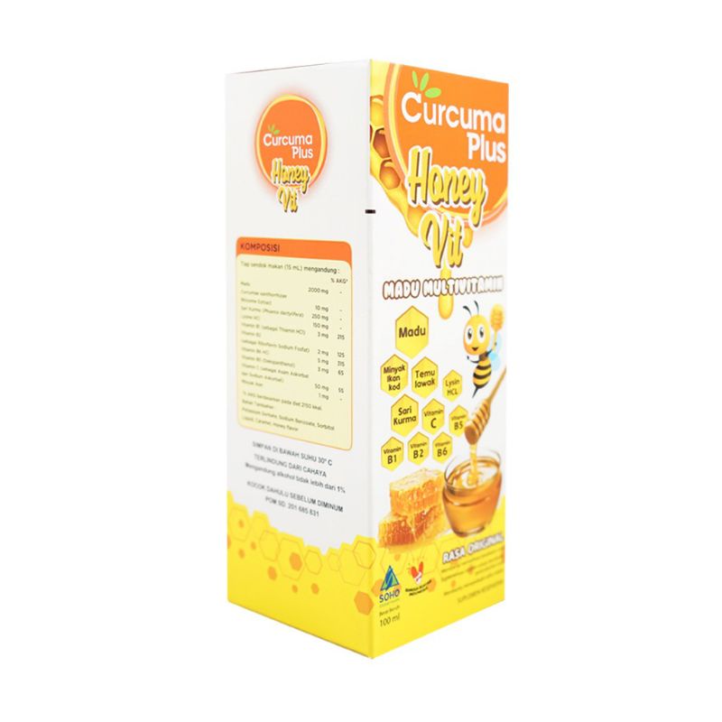 CURCUMA PLUS HONEY VIT RASA ORIGINAL 100 ML - ED 02/2025