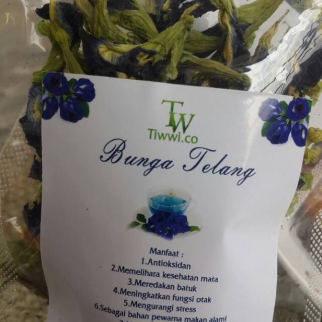 

Bunga telang kering