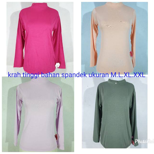 tokoabelgrosir  manset leher tinggi uk M.L.XL.XXL panjang