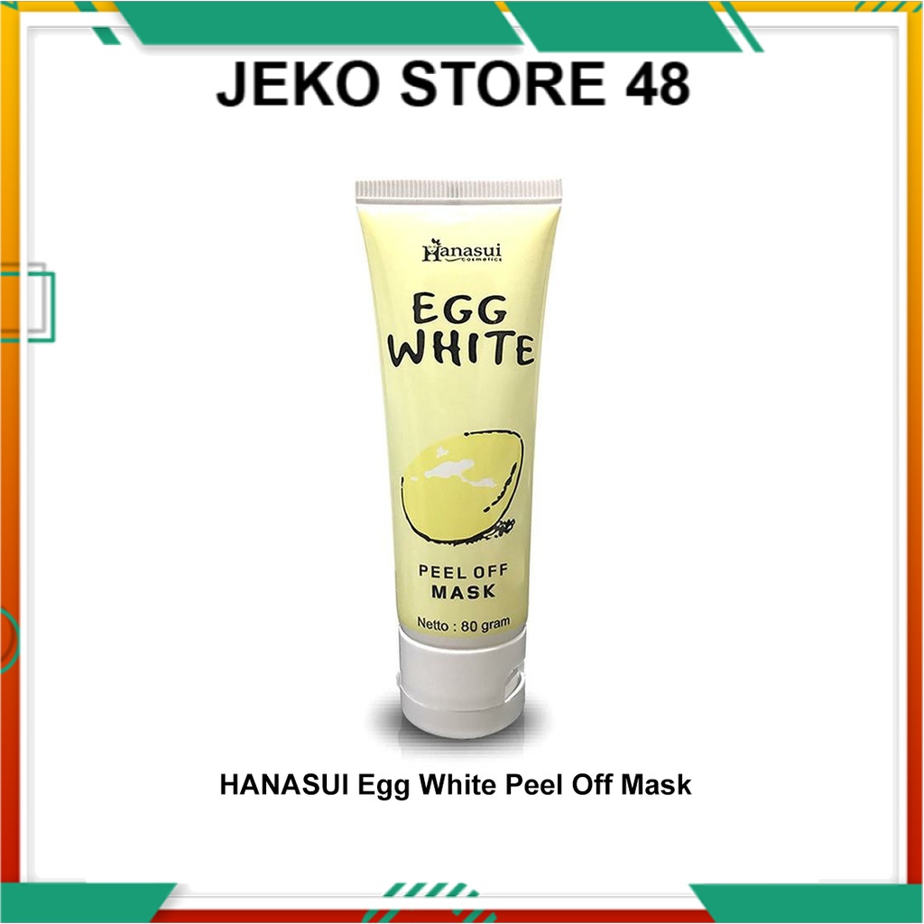 Egg White Peel Off Mask / Masker Putih Telur / Masker Penghilang Komedo, Jerawat, Bekas Jerawat - Ha