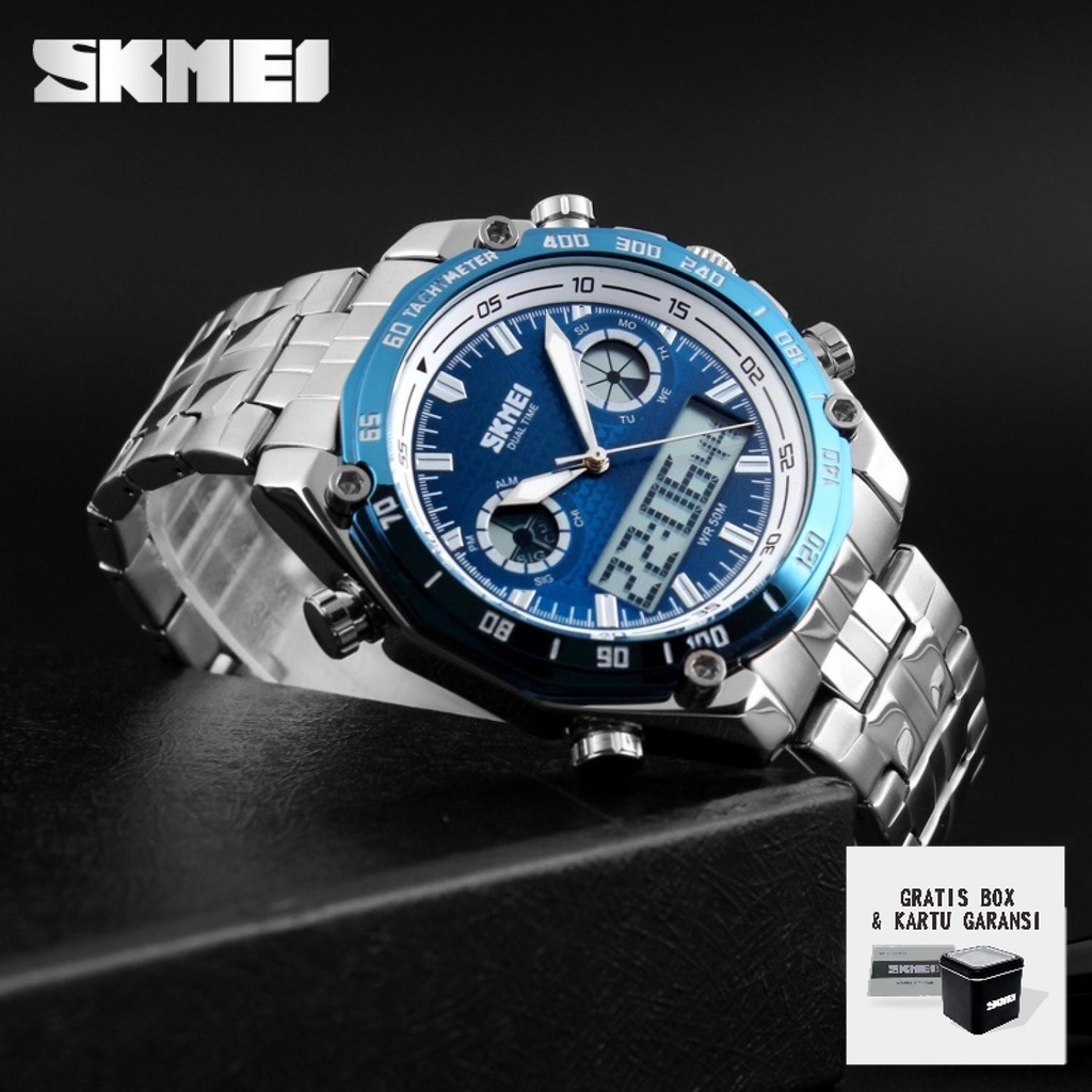 Jam Tangan Analog Digital Pria - Jam Tangan Keren - Jam Tangan - Jam Original