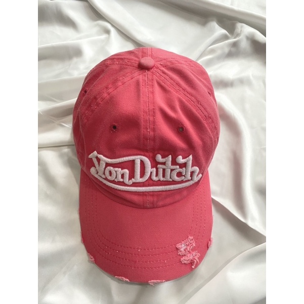 (BOOKED) pink von dutch cap