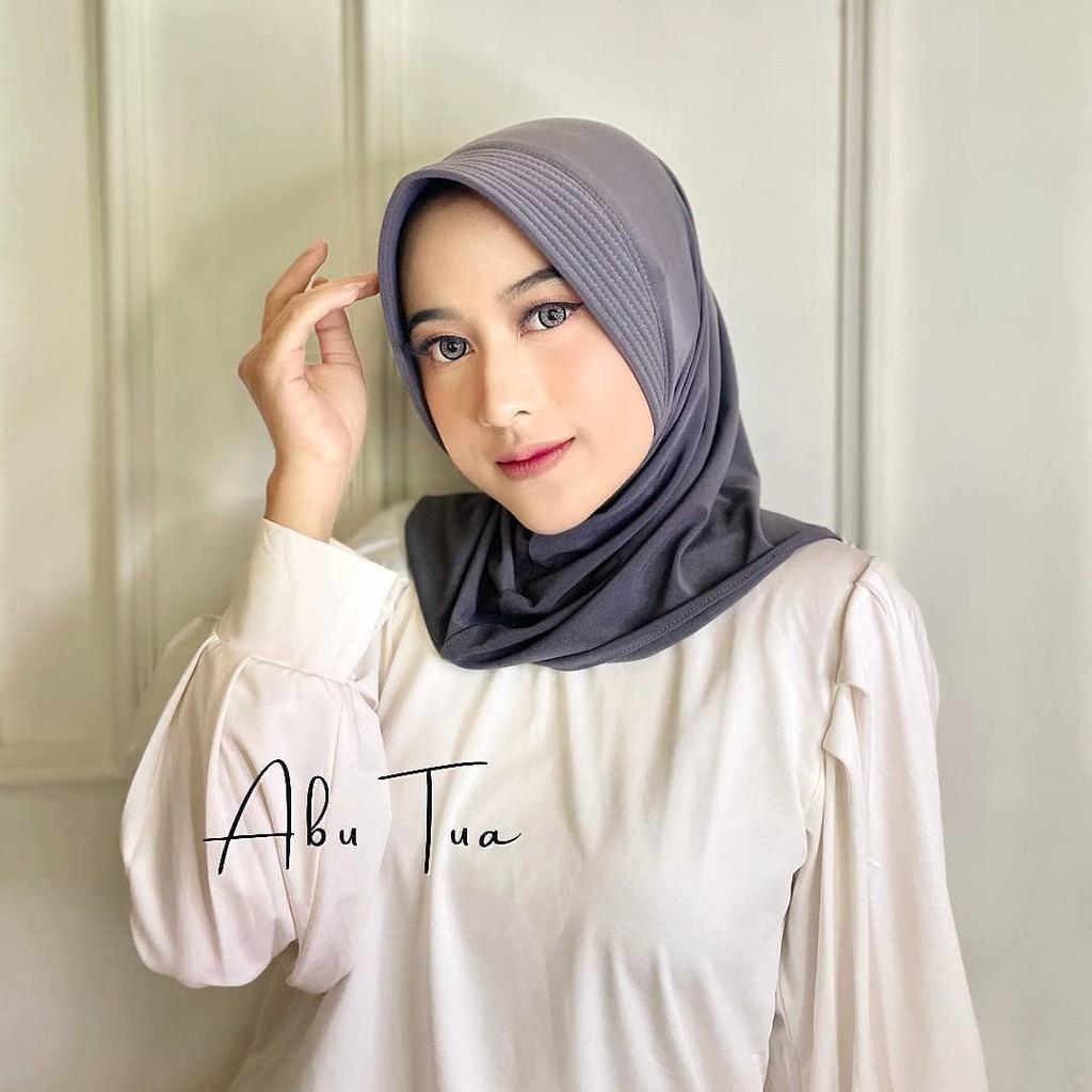hijab sport/Hijab olahraga /jilbab instan volly Terbaru-4