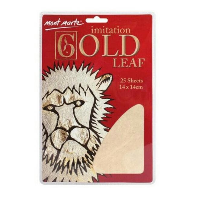 

Mont Marte Imitation Gold Leaf / Kertas Foil Emas (ART. 1596)