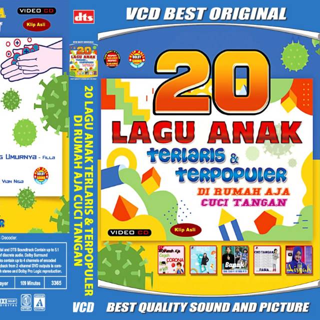 Kaset  20 Lagu Anak Terlaris Terpopuler