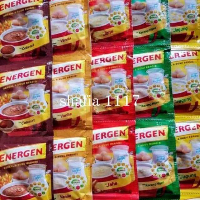 

Energen sereal sachet 1 renceng isi 10 pcs