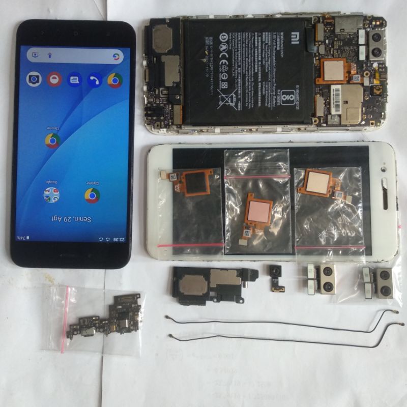 Part Ori Xiaomi Mi A1, Mesin Xiaomi Mi A1, Kamera Xiaomi Mi A1, PCB Charger Xiaomi MI A1/ MI 5X, Lcd