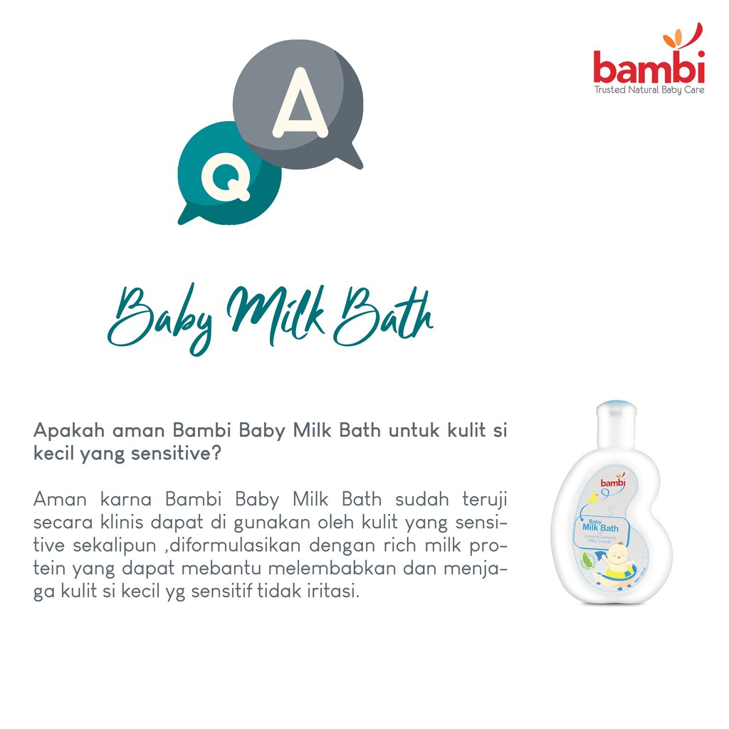 Bambi Baby Milk Bath 100ml - Milk Bath