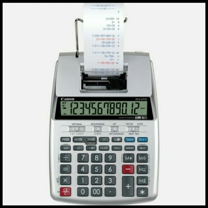 

Kalkulator Print Struk Canon P23 Dtc - Printing Calculator P-23Dtc