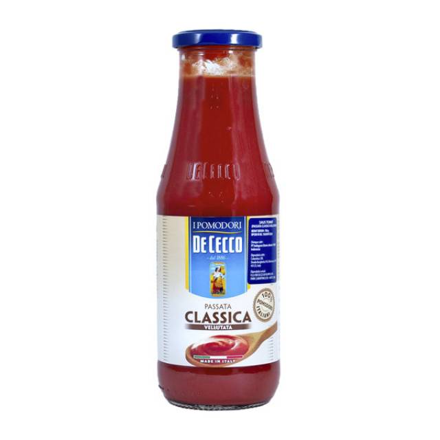 

De Cecco Passata Classica Vellutata Saus Tomat 700 gr