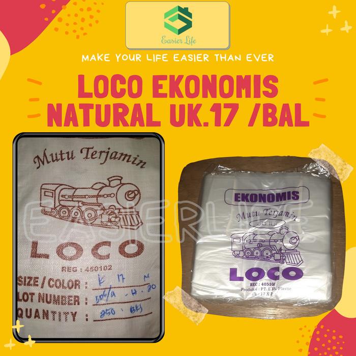 

Wrap Plastik Loco Ekonomis Natural Bening 17 Per Bal