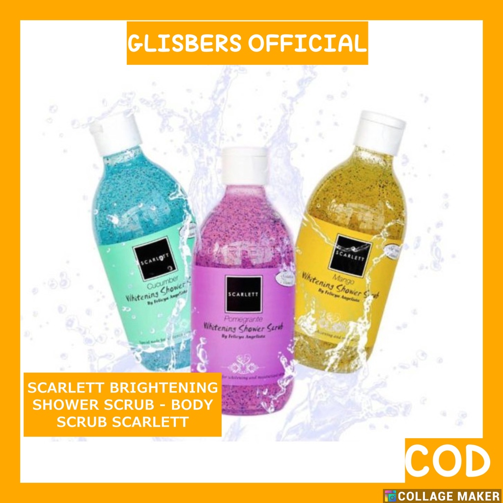 Scarlett Whitening Shower Scrub SCARLETT BRIGHTENING SHOWER SCRUB - BODY SCRUB SCARLETT