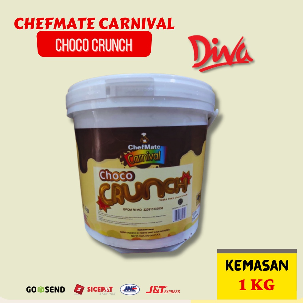 

Chefmate Carnival Choco Crunch [1 Pail] | Chefmate Chococrunch