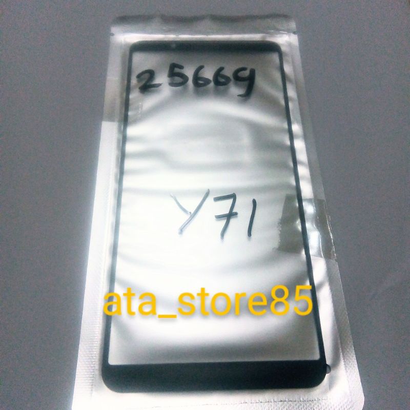 Kaca Depan Vivo Y71 | Y 71 Kaca LCD TS TC Touchscreen Glass LCD+Lem Plus Oca Kering Original