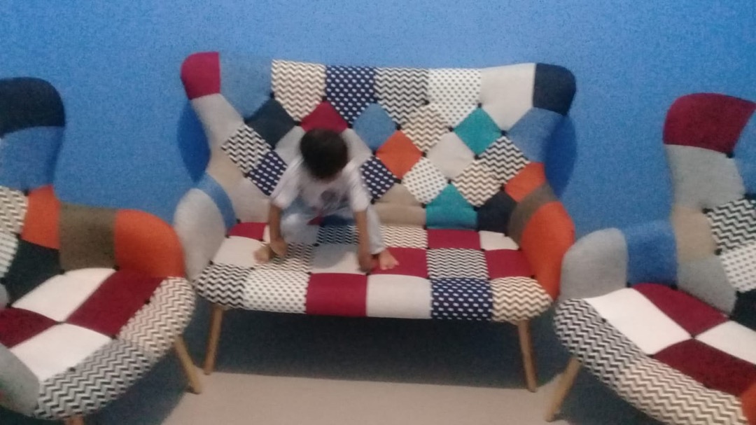 Termurah Sofa Patchwork Sofa Uya Kuya Sofa Warna Warni Sofa Minimalis