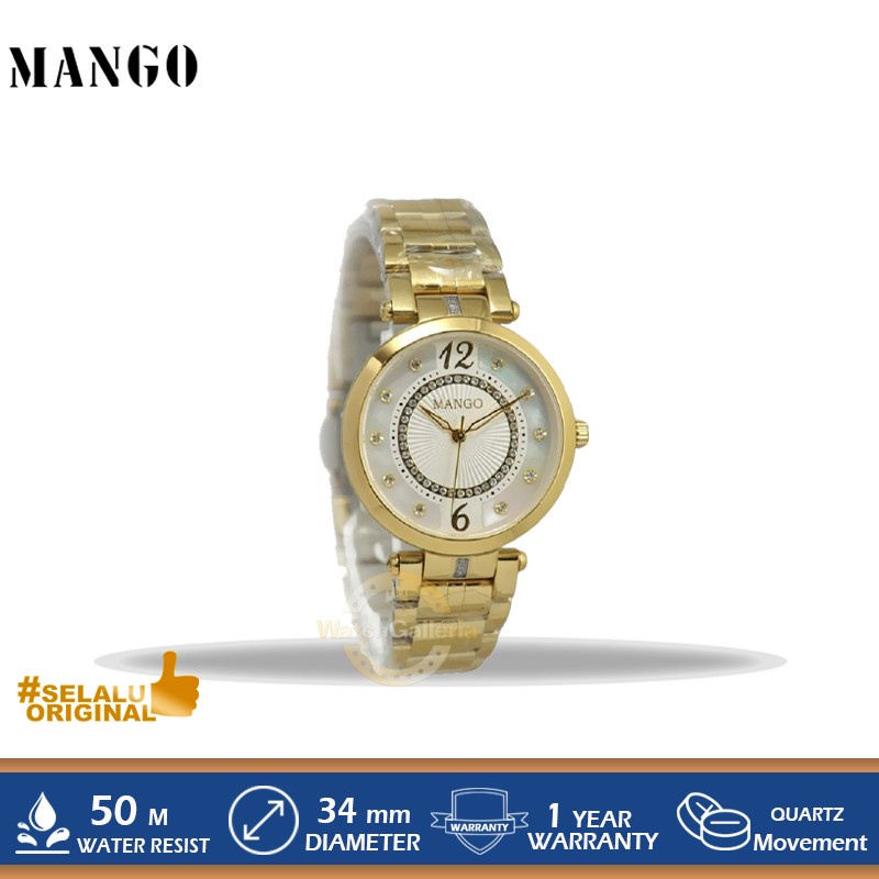 Jam Tangan Ladies MANGO MA6660L-81K Original Murah