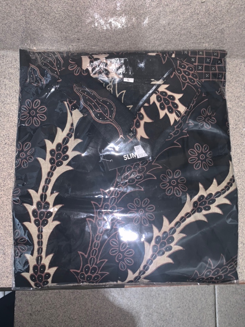 Kemeja Batik Pria Lengan Panjang Slim Fit Batik Pria Slimfit Modern