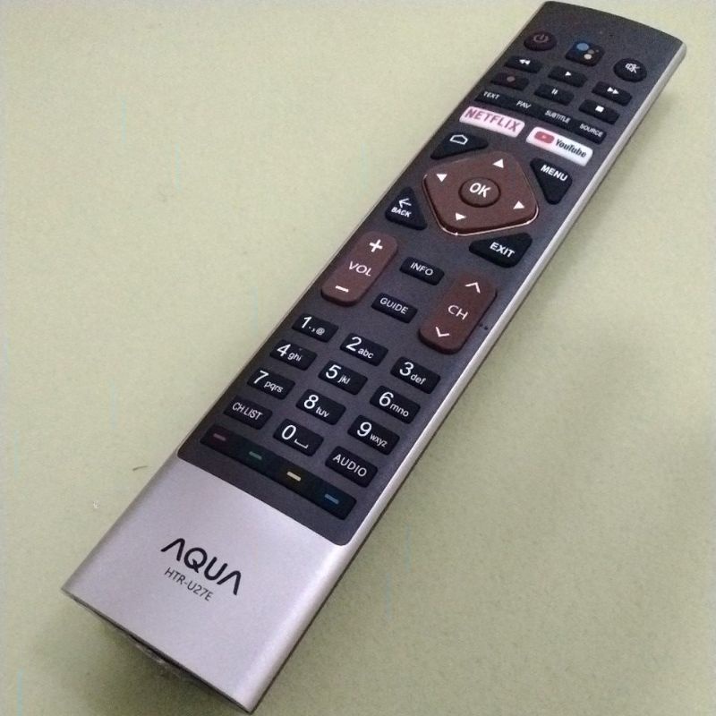 REMOT TV AQUA SMART TV ASLI AQUA HTR-U27E REMOT HAIER HTR-U27E