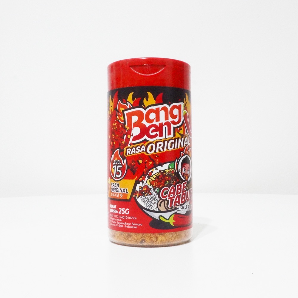 

BANGBEN CABE TABUR ORIGINAL LEVEL 15 - BUMBU CABE TABUR 25GR