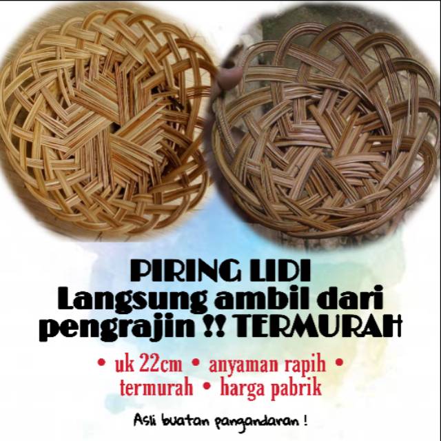 PIRING LIDI | PIRING ANYAMAN GROSIR TERMURAH