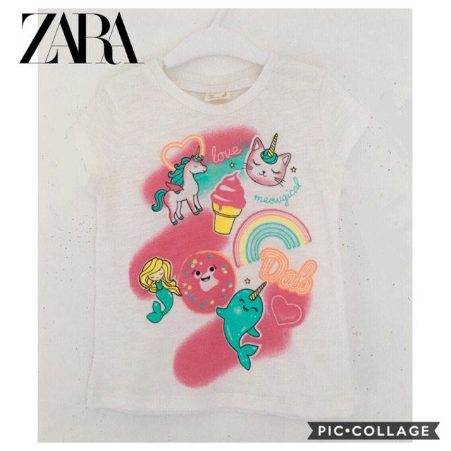Zara Girls Tee / Zara Tee / Kaos zara