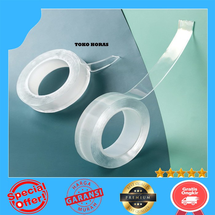Magis Tape Double Tape Nano Bening Super Kuat 202 302 Grip Double Tip Tipe Serbaguna B15