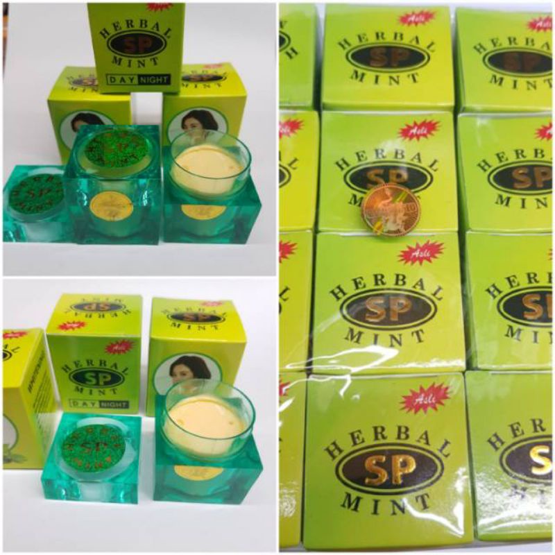 Cream whitening sp herbal mint original Lusinan