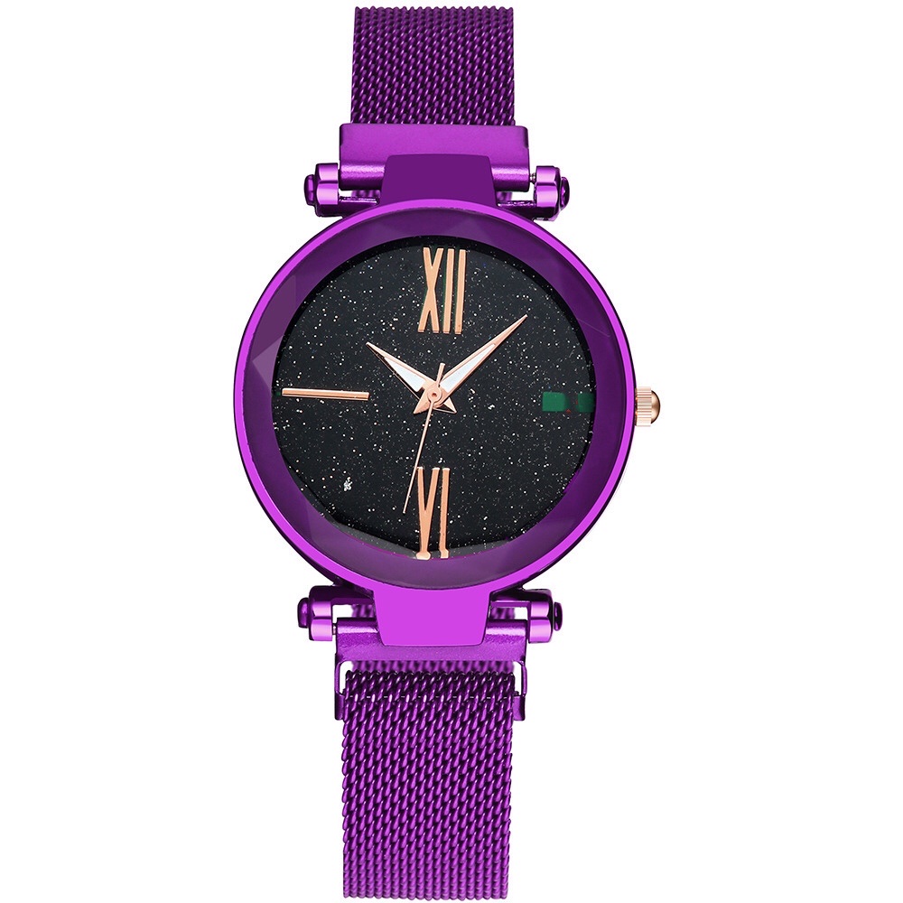 ［ready stok］Jam tangan magnet Rantai wanita rantai pasir s1001-S1133-Ungu