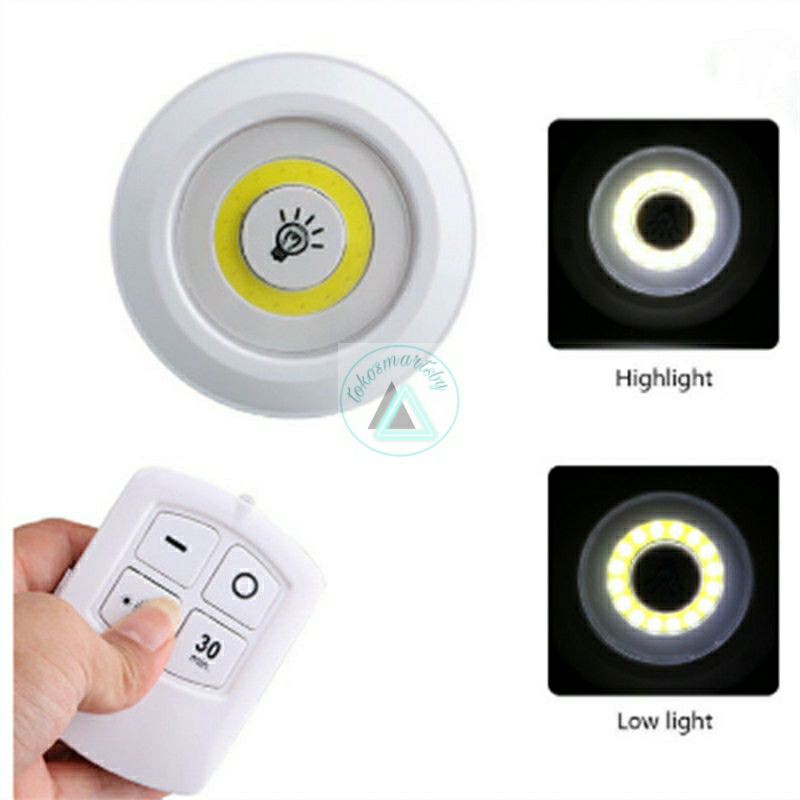 Lampu Emergency LED Remote / Lampu Tempel COB Dengan REMOTE