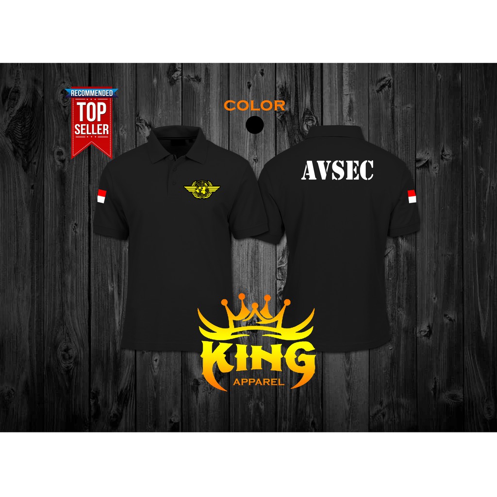 Kaos Baju Polo AVSEC - KA000