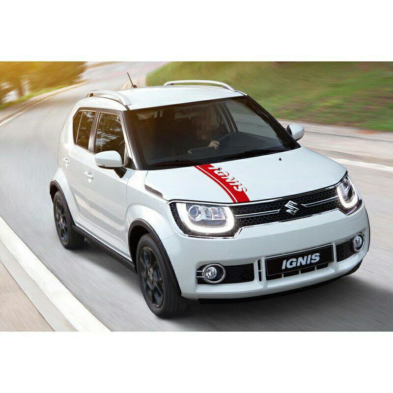 PROMO STICKER STIKER MOBIL IGNIS CUTTING STIKER KAP MESIN MOBIL IGNIS